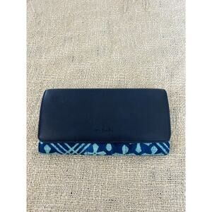 Vera Bradley Audrey Faux Leather Blue Wallet
